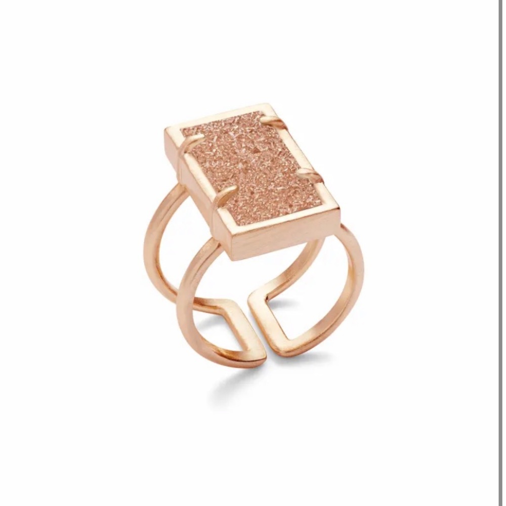 Kendra Scott Lennox Ring- Sand Druzy